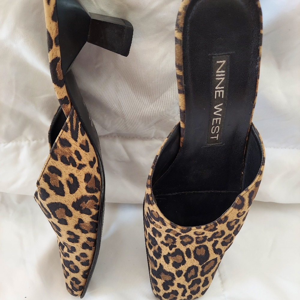 Nine West leopard mule - Picture 4 of 4
